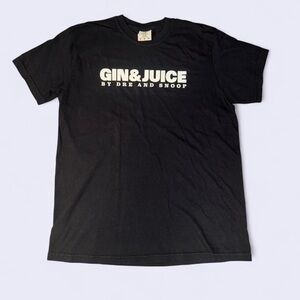 Comfort Colors Black Tee with White Text